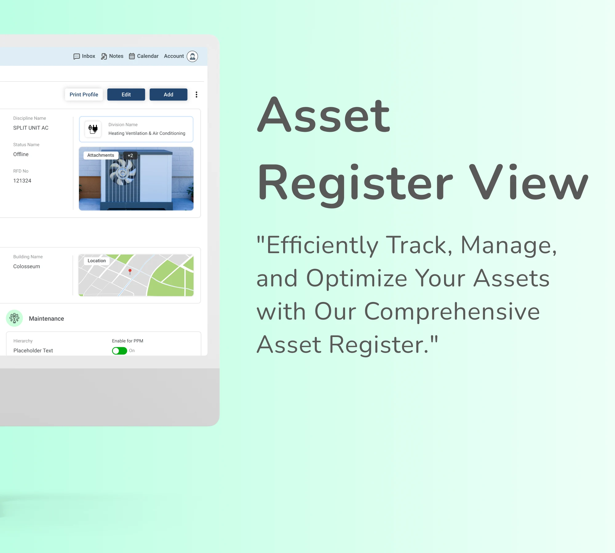 SmartFM Lite work order management system for preventive and breakdown maintenance