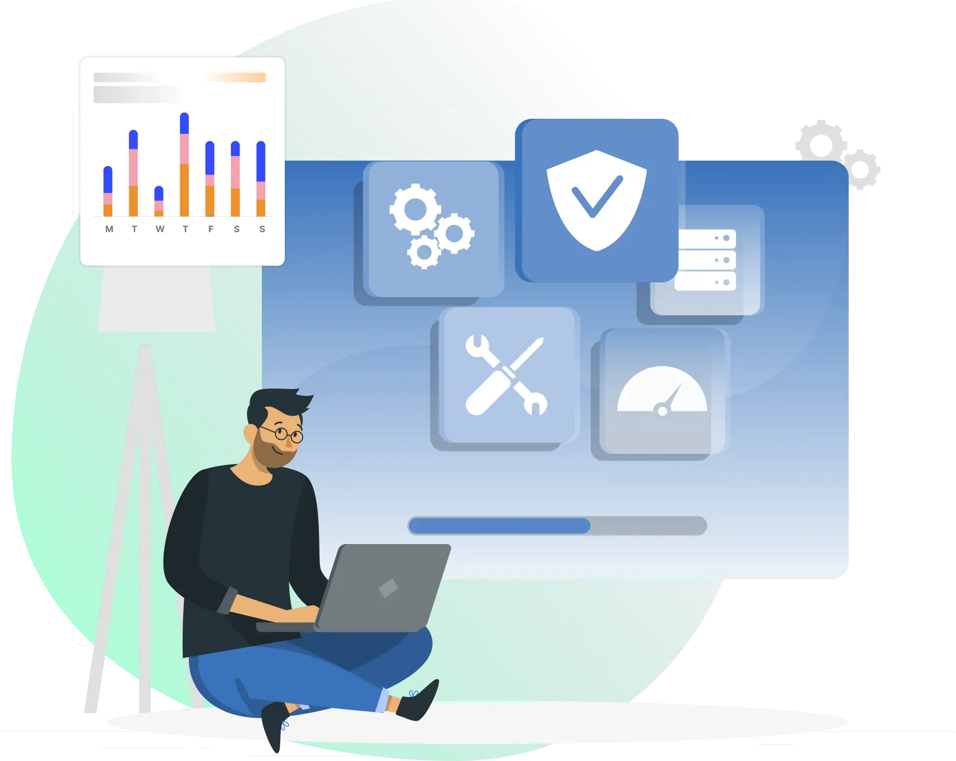 SmartFM on-premises facility management software deployment model