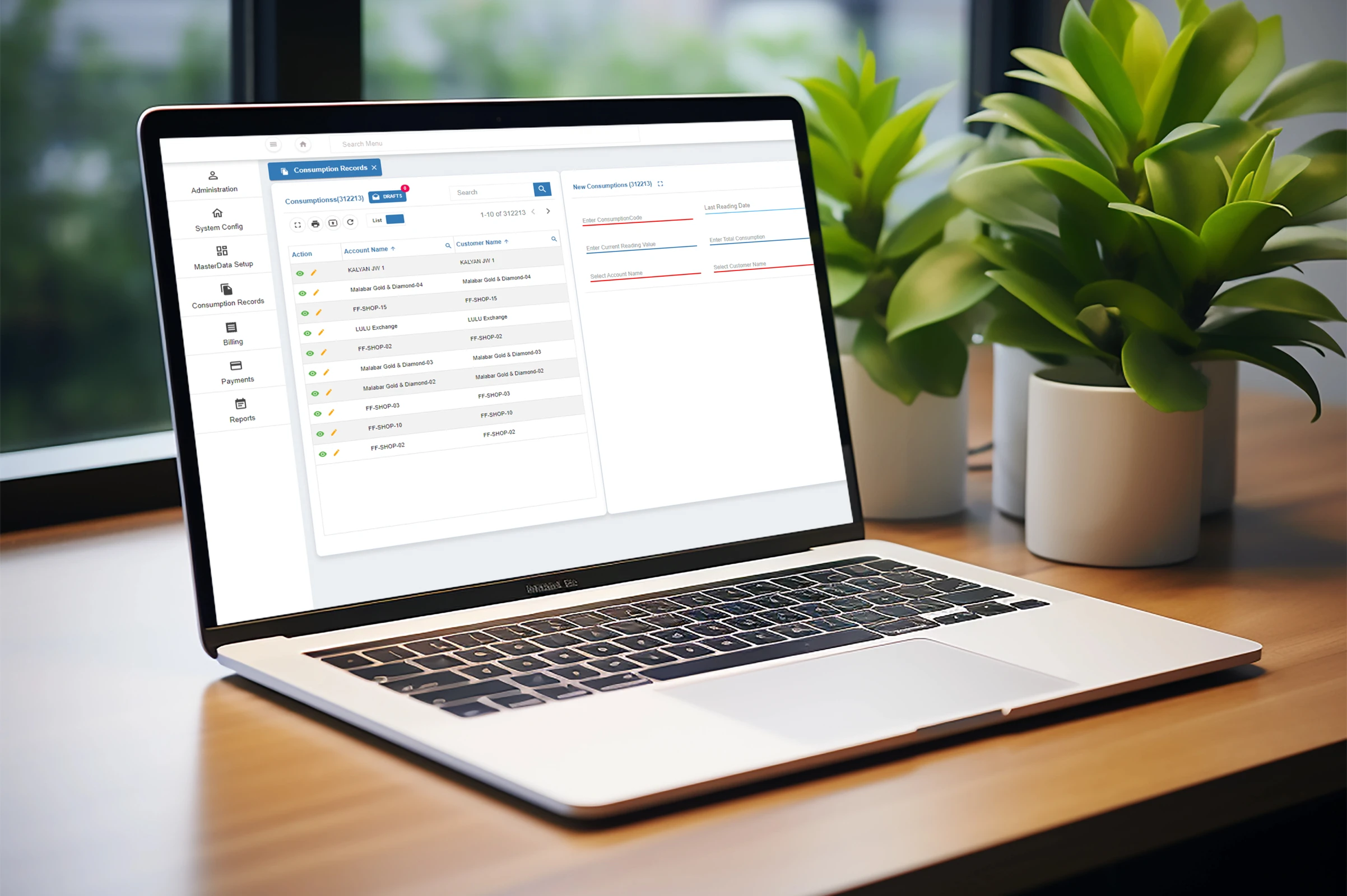 SmartFM utility billing software for electricity water gas and chilled water consumption